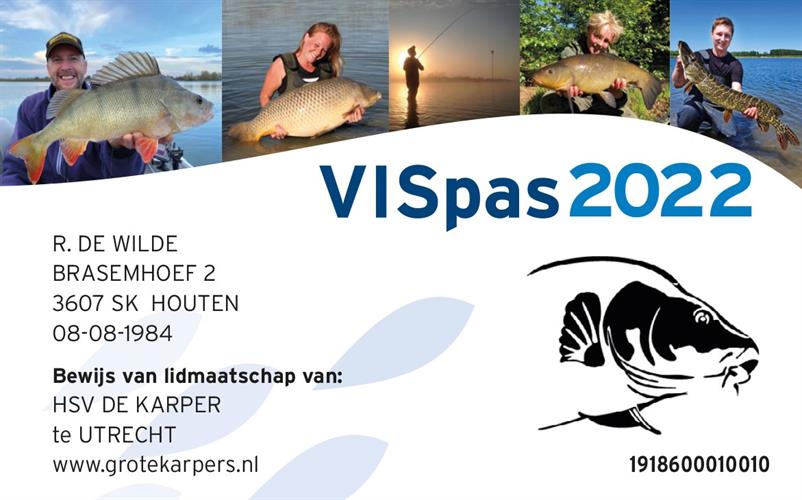 200 hectare nieuw viswater in de VISpas!