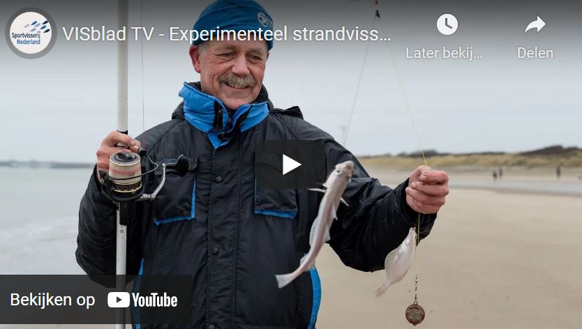 VISblad TV: experimenteel strandvissen (video)